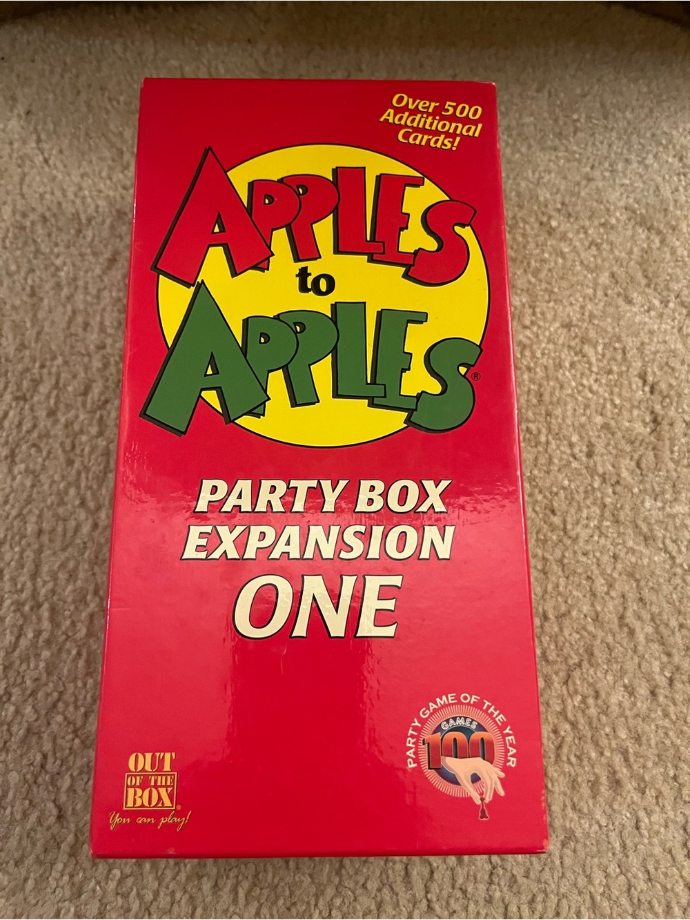 Apples to Apples Party Box Expansion Game Extra Replacement Cards VTG